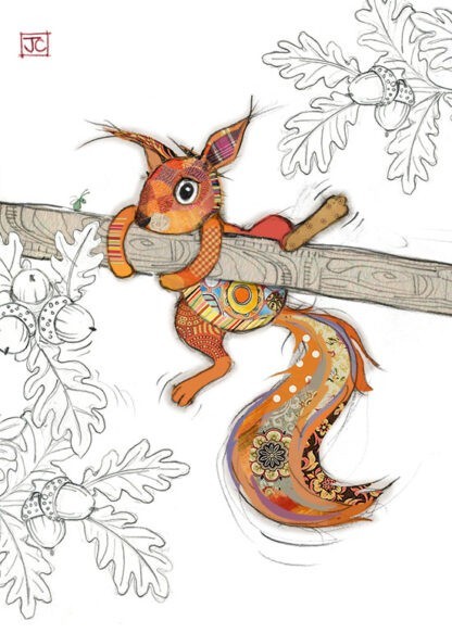 Sammy Squirrel Greeting Card