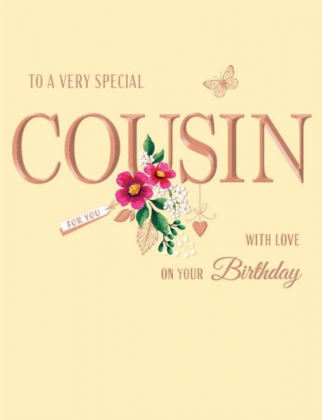 Very Special Cousin Birthday Card