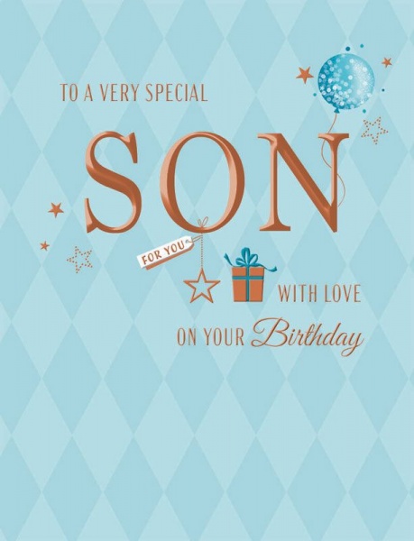 Birthday Wishes Son Birthday Card