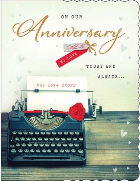 Our Love Story Anniversary Card