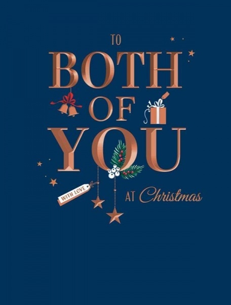 Present Both Of You Christmas Card