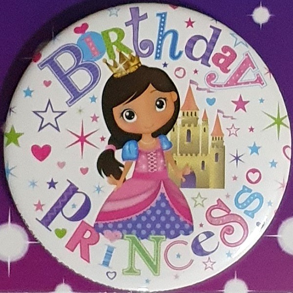 Birthday Princess Birthday Badge