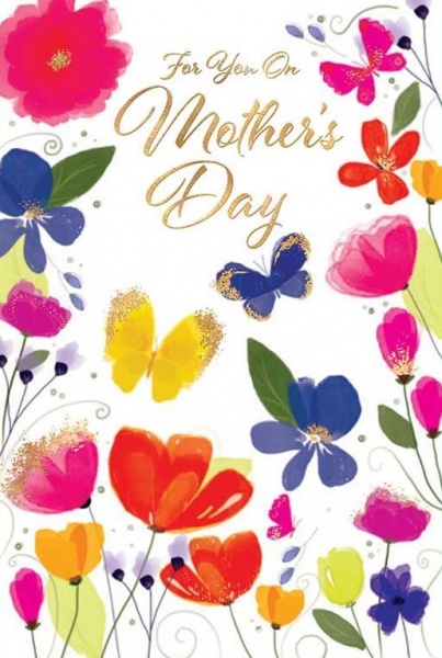 Bright Flowers Mother's Day Card