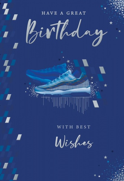 Running Shoes Birthday Card