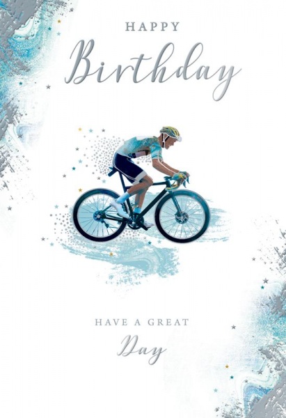 Cyclist Birthday Card