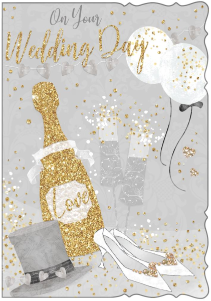 Top Hat & Tails Wedding Card