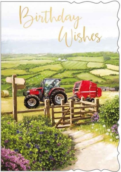 Harvest Time Birthday Card