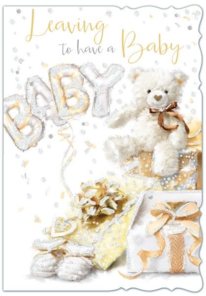 Leaving To Have A Baby Card