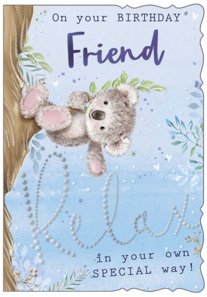 Relax Friend Birthday Card