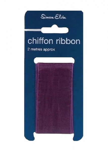 Purple Chiffon Ribbon