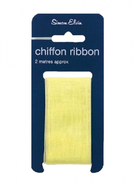 Yellow Chiffon Ribbon