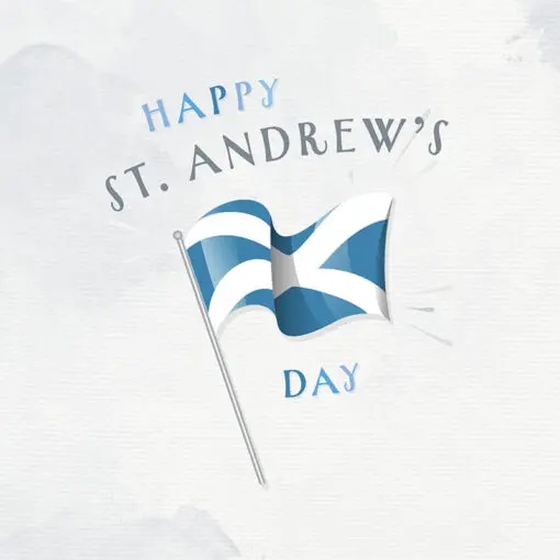 Flag St Andrew's Day Card