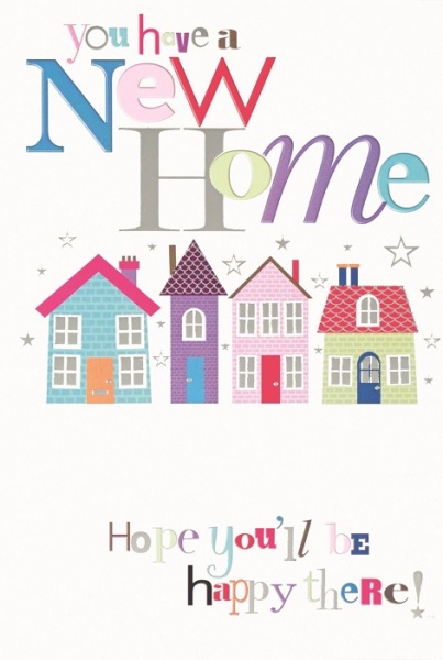 Houses New Home Card