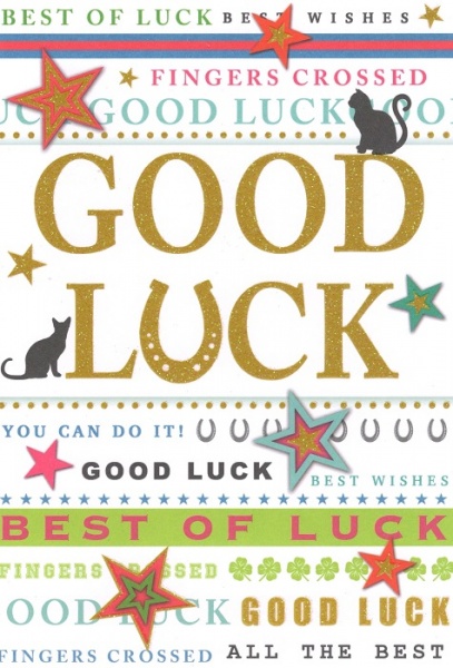 Fingers Crossed Good Luck Card