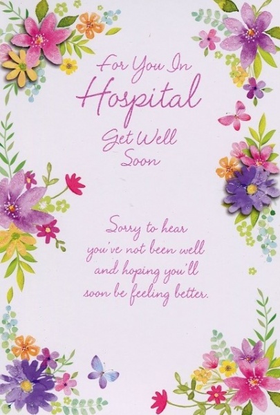 For You In Hospital Get Well Card