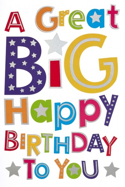 A Great Big Happy Birthday Birthday Card