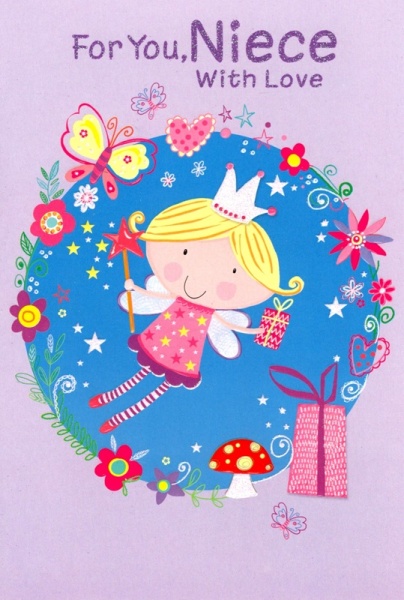 Fairy Niece Birthday Card