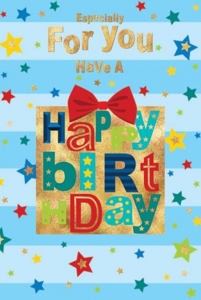 Especially For You Birthday Card