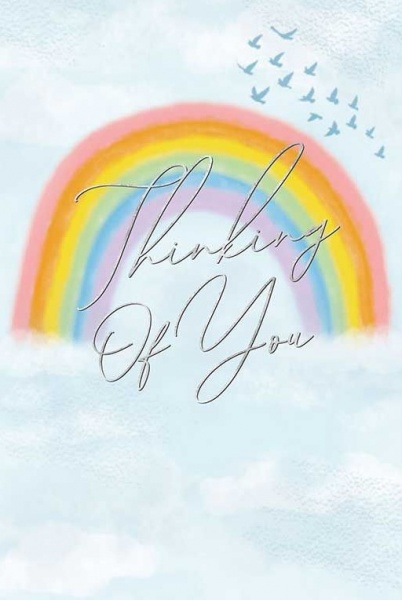 Rainbow Thinking Of You Card
