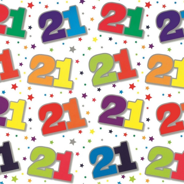 Age Birthday Wrapping Paper Gift Wrap Sheets