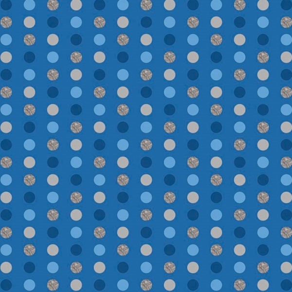Blue Spots Gift Wrap Sheet