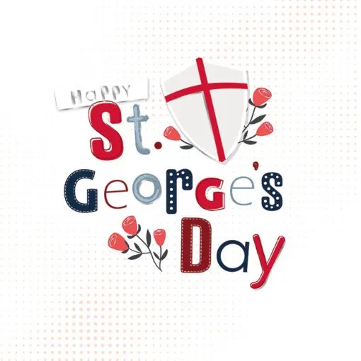 Shield St George's Day Card