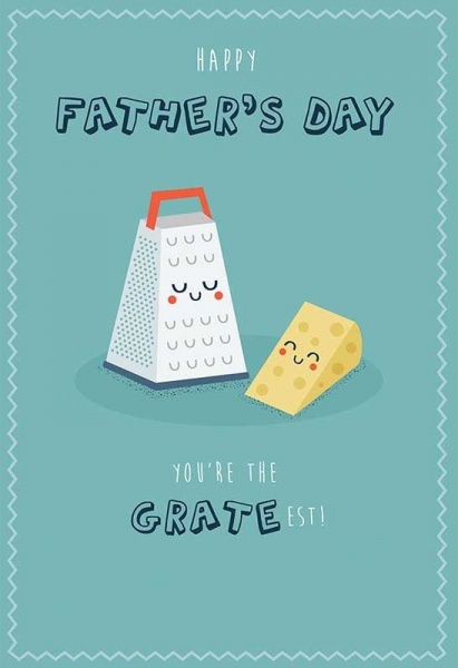 You're The Grate-Est Father's Day Card
