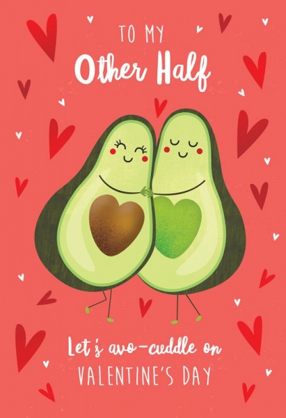 Let's Avo-Cuddle Valentine's Day Card