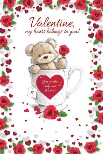 My Heart Belongs To You Valentine's Day Card