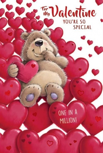 One In A Million Valentine's Day Card