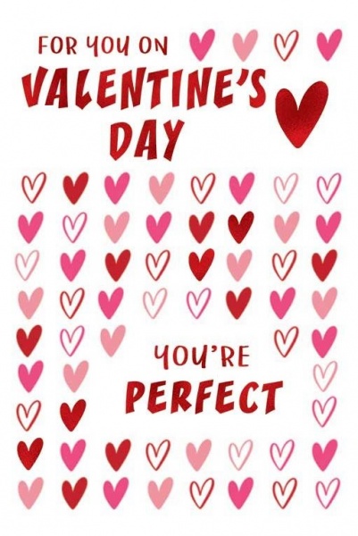 You're Perfect Valentine's Day Card