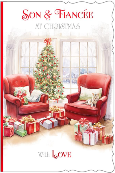 3dRose Western Christmas Cards - Horse With Wreath Design, Set Of 12 Greeting Cards