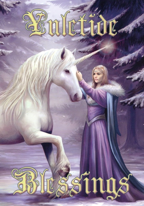 Pure Magic Christmas Card Anne Stokes