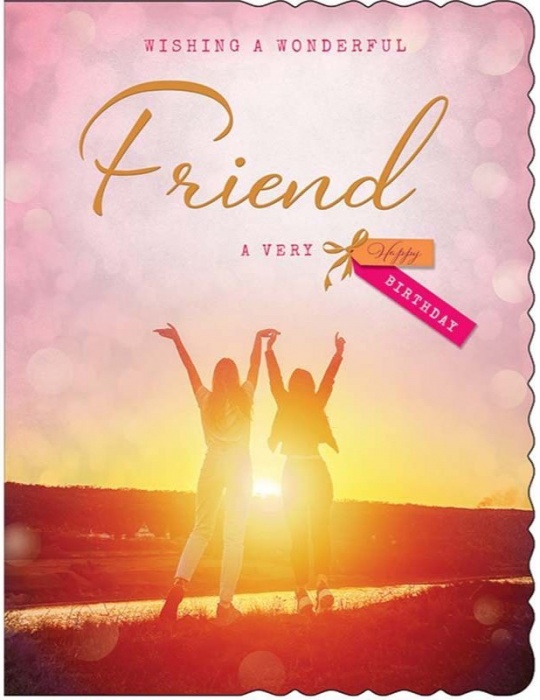 Sunrise Friend Birthday Card
