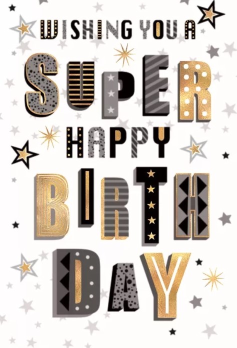 Super Happy Birthday Male Birthday Card | Simon Elvin