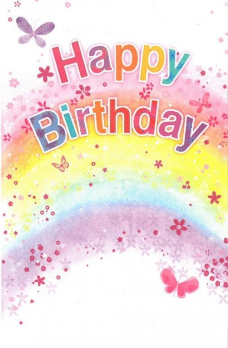 Rainbow Birthday Card
