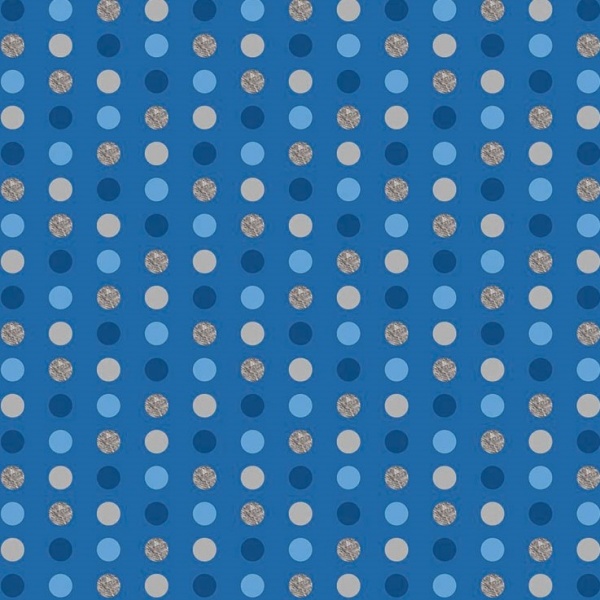 Blue Spots Gift Wrap Sheet