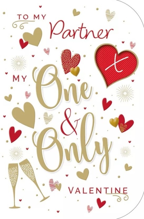 Partner Onecard My One & Only Partner Valentine's Day Card | Prelude